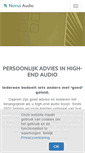 Mobile Screenshot of novusaudio.nl